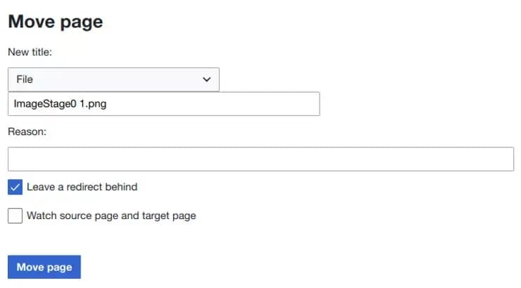 mediawiki page move form
