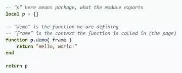 scribunto example in mediawiki
